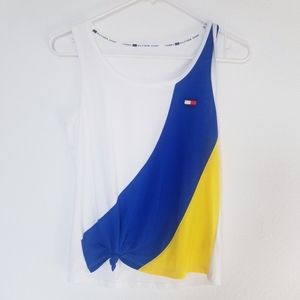 Tommy Hilfiger Sport Blue and Yellow Tank